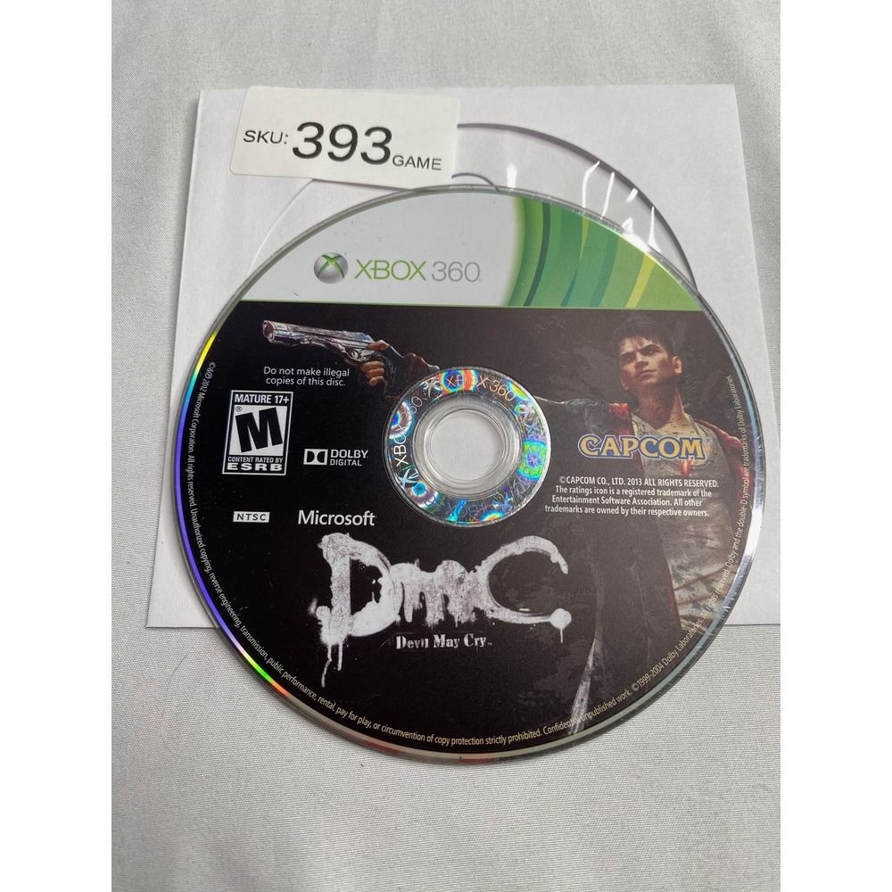 DmC Devil May Cry Microsoft Xbox 360